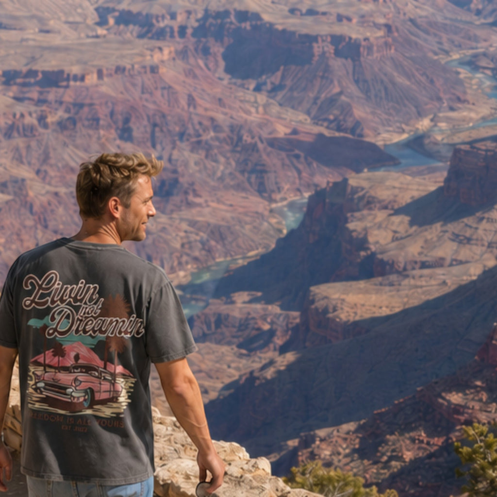 Retro Palm Springs Cadillac Tee