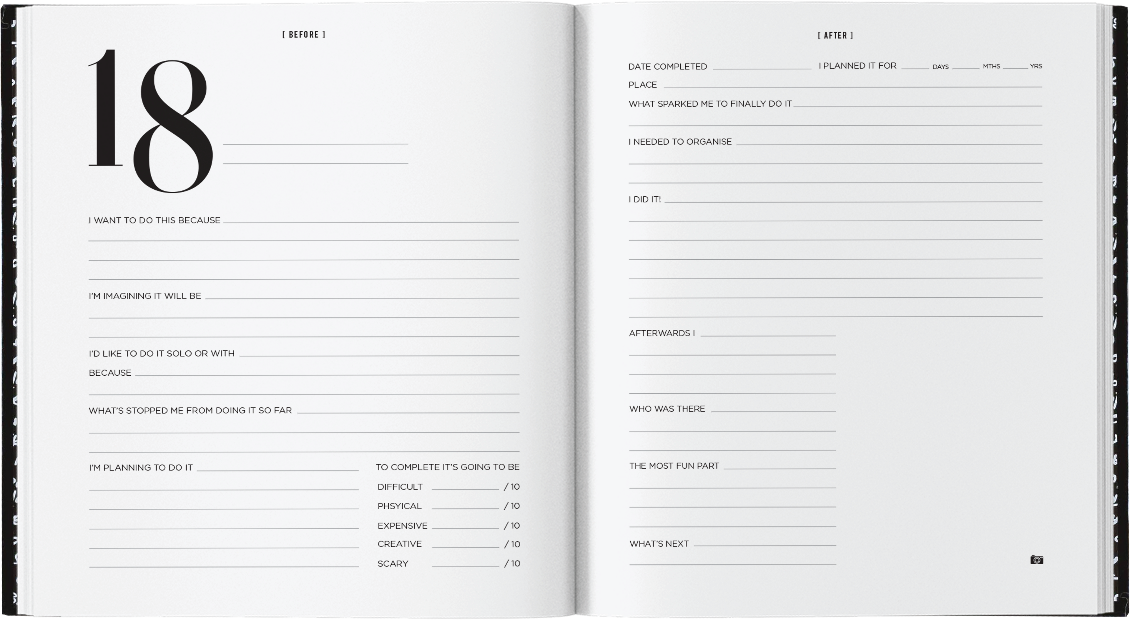 My Bucket List Journal: Beige by Axel & Ash